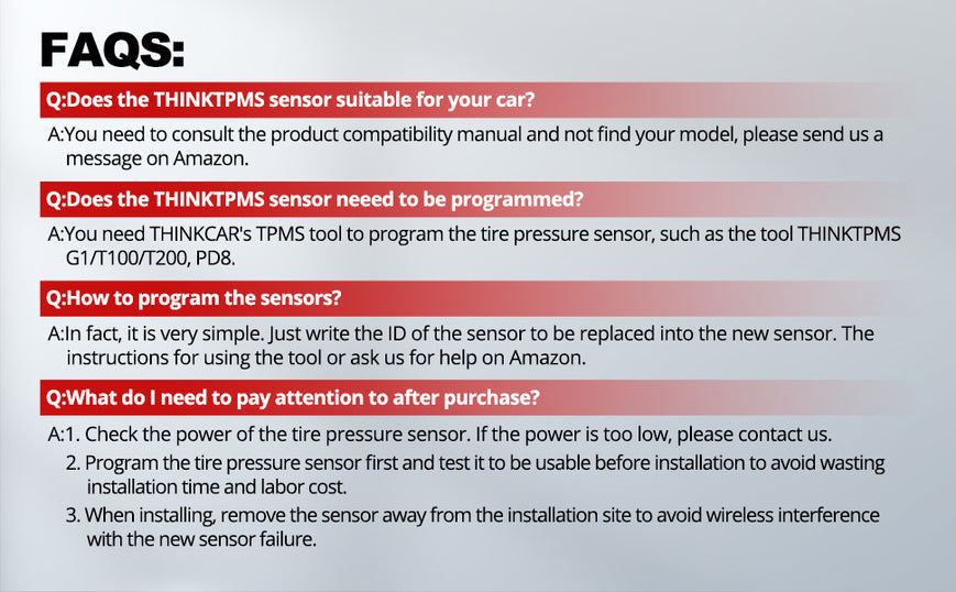 THINKTPMS S1 Rubber Stem
